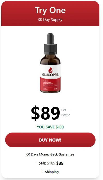 GlucoPril three bottles order