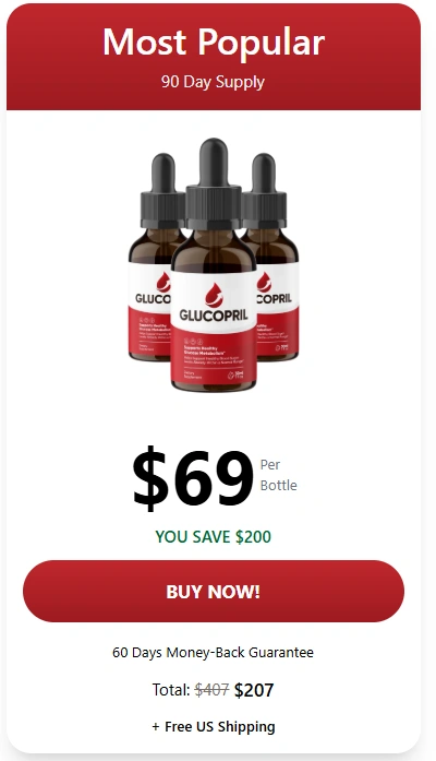 GlucoPril one bottle